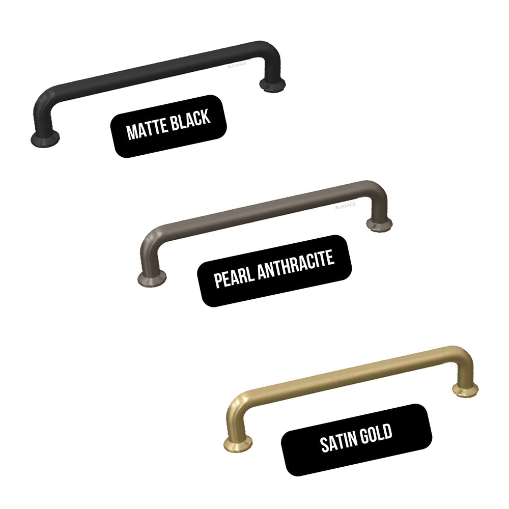MODULR SQUARE HANDLE PEARL ANTHRACITE (AVAILABLE IN 128MM, 192MM AND 320MM)
