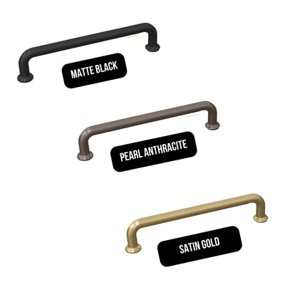 MODULR SQUARE HANDLE SATIN GOLD (AVAILABLE IN 128MM, 192MM AND 320MM)