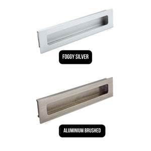 MODULR RECESSED HANDLE FOGGY SILVER (AVAILABLE IN 128MM AND 160MM)