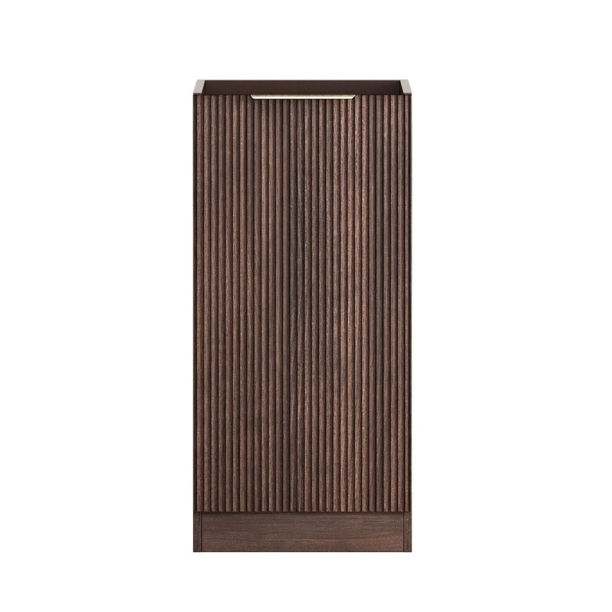 OTTI HAVANA SABLE WALNUT FLUTED 1715MM LAUNDRY AND WALL CABINET WITH STONE TOP & SINK (PACKAGE-B)