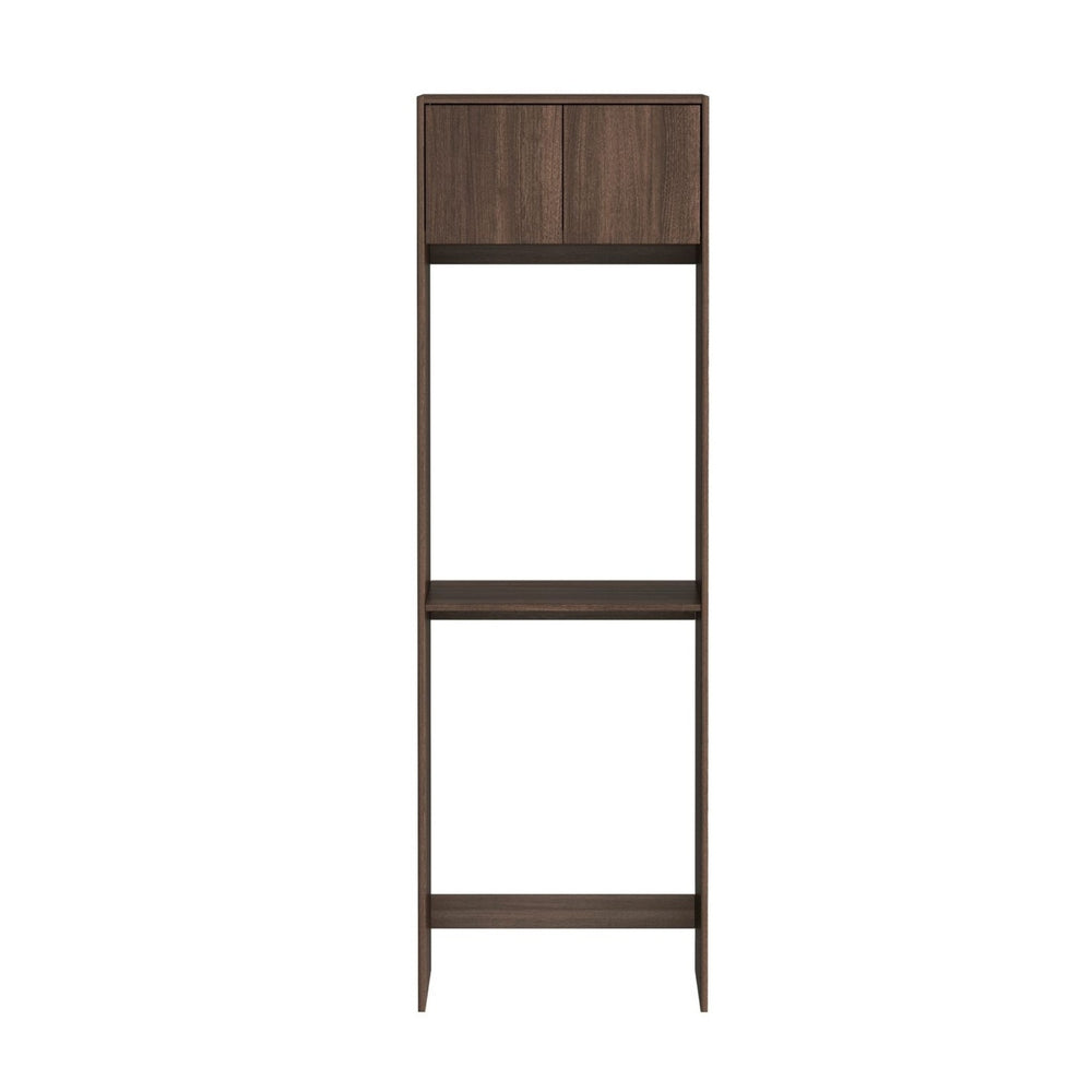 OTTI HAVANA SABLE WALNUT FLUTED 1305MM LAUNDRY AND WALL CABINET WITH STONE TOP & SINK (PACKAGE-C)