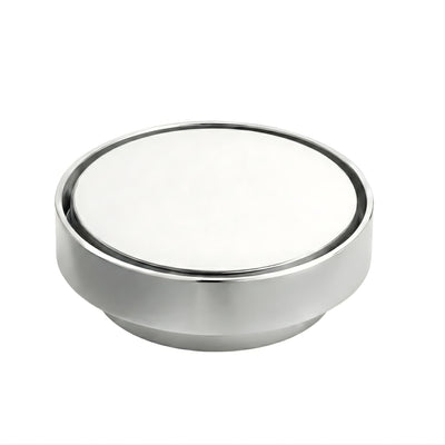 INFINITY ROUND TILE INSERT FLOOR DRAIN 115MM BRUSHED NICKEL