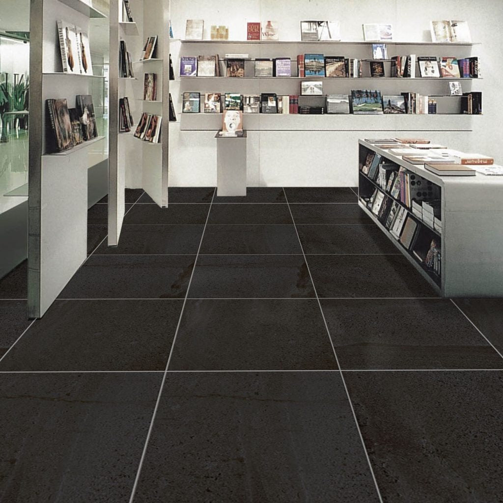 ELITE IMPORTERS ALPS BLACK MATTE 500X500MM SQUARE TILE (PER BOX)