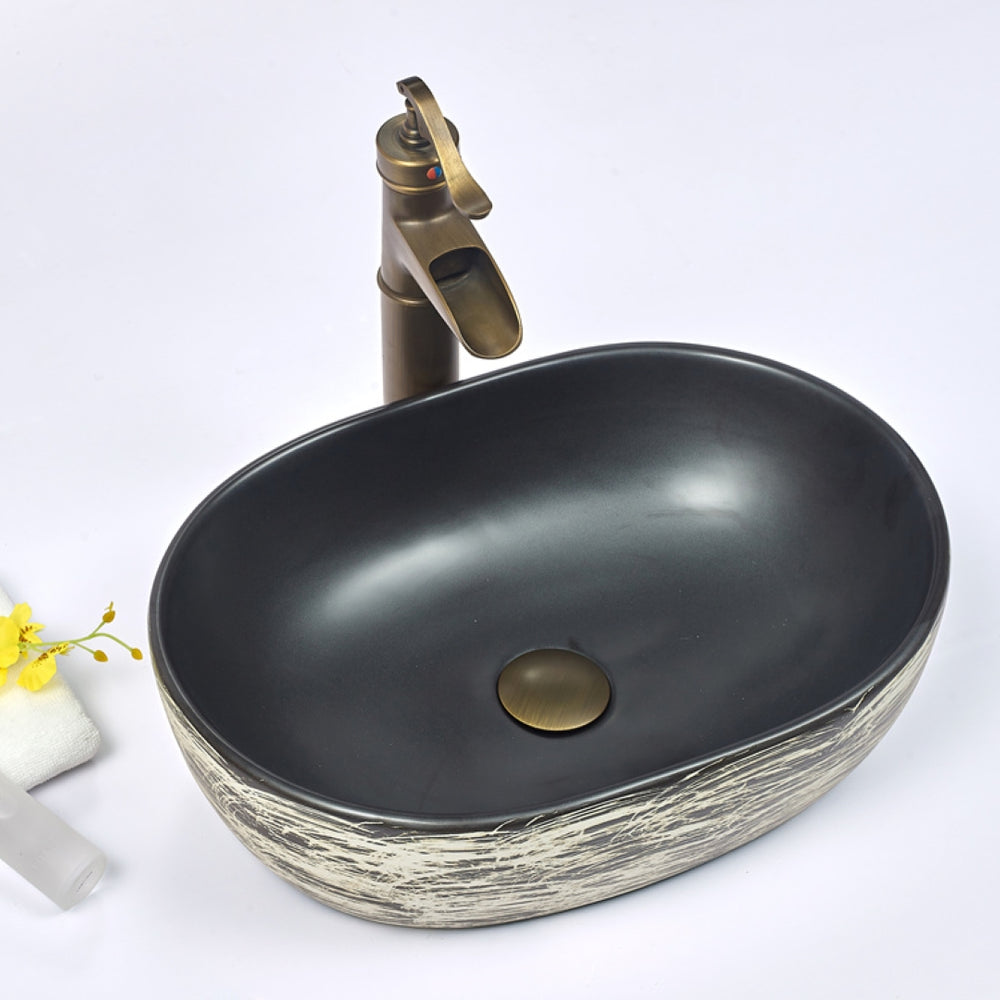 INFINITY ABOVE COUNTER BASIN OVAL PORCELAIN 475MM