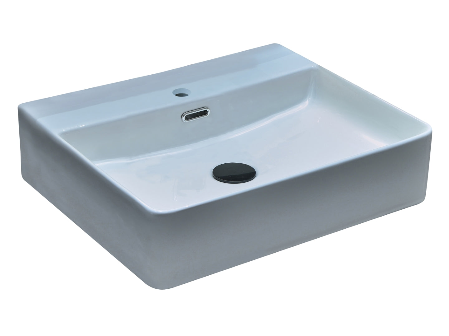 INFINITY CERAMIC BASIN RECTANGULAR WHITE 500MM