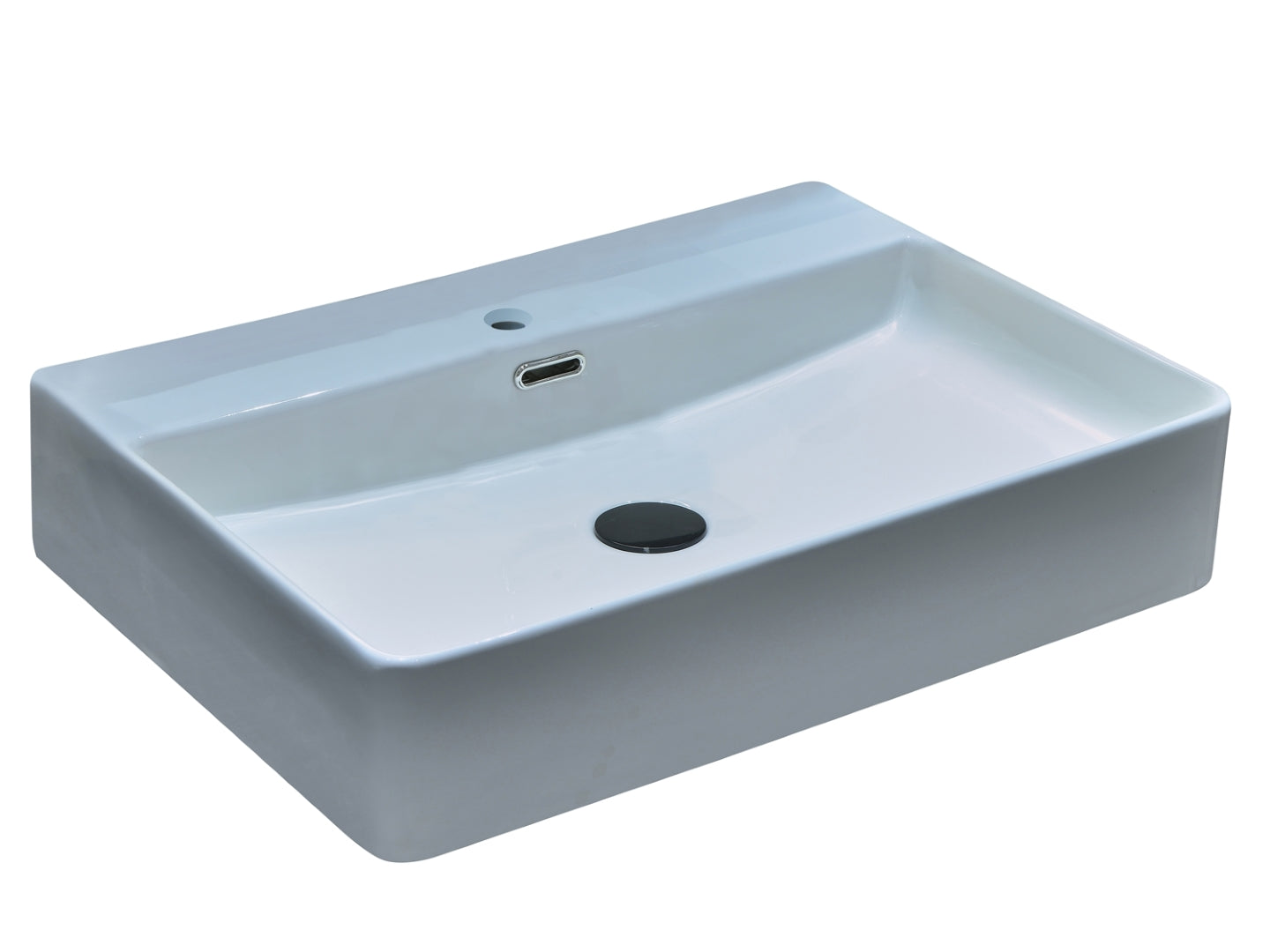INFINITY CERAMIC BASIN RECTANGULAR WHITE 600MM