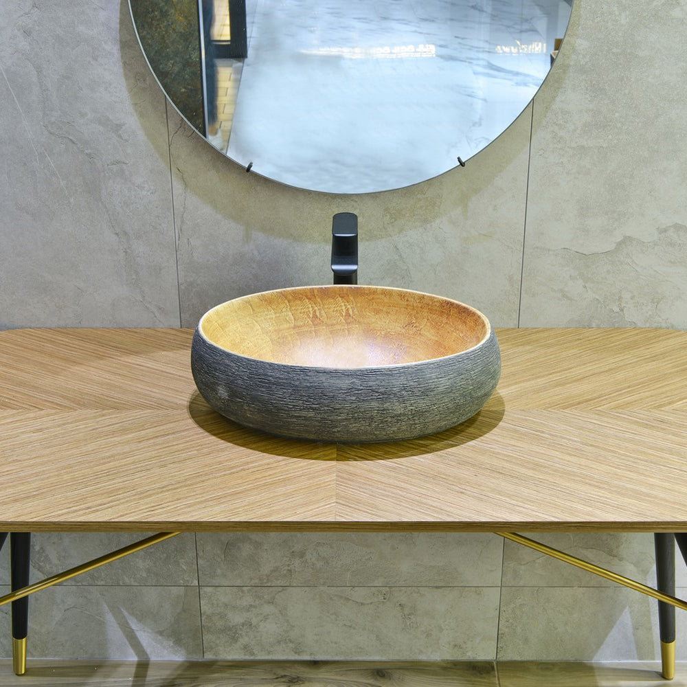 INFINITY ART BASIN PORCELAIN OVAL 470MM