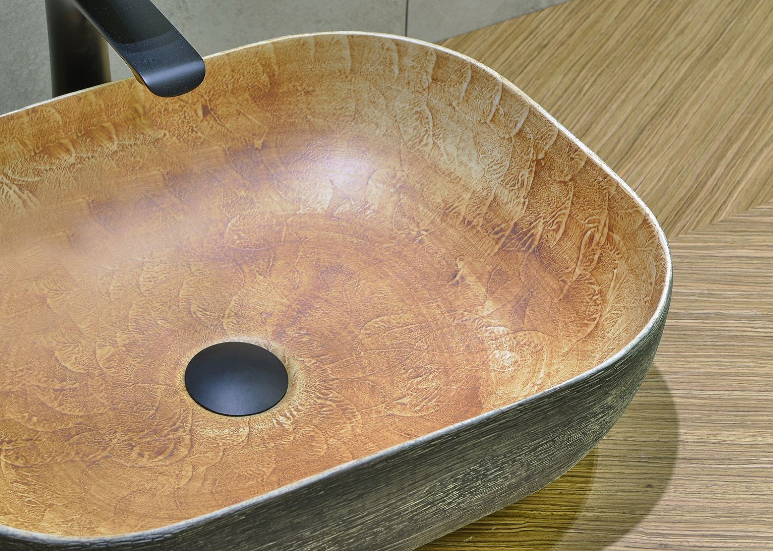 INFINITY ART BASIN PORCELAIN RECTANGULAR 490MM