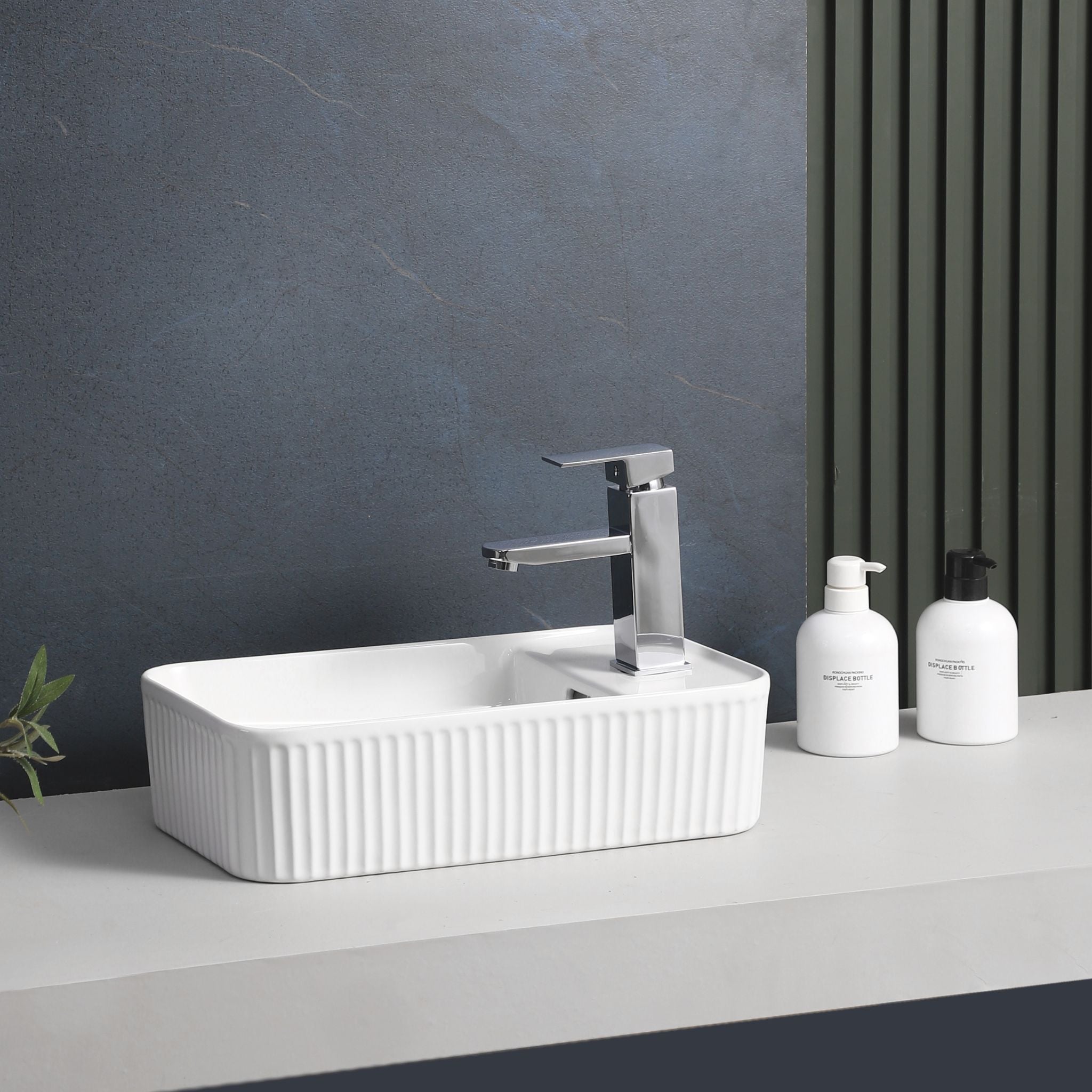 INFINITY ABOVE COUNTER CERAMIC BASIN GLOSS WHITE 360MM