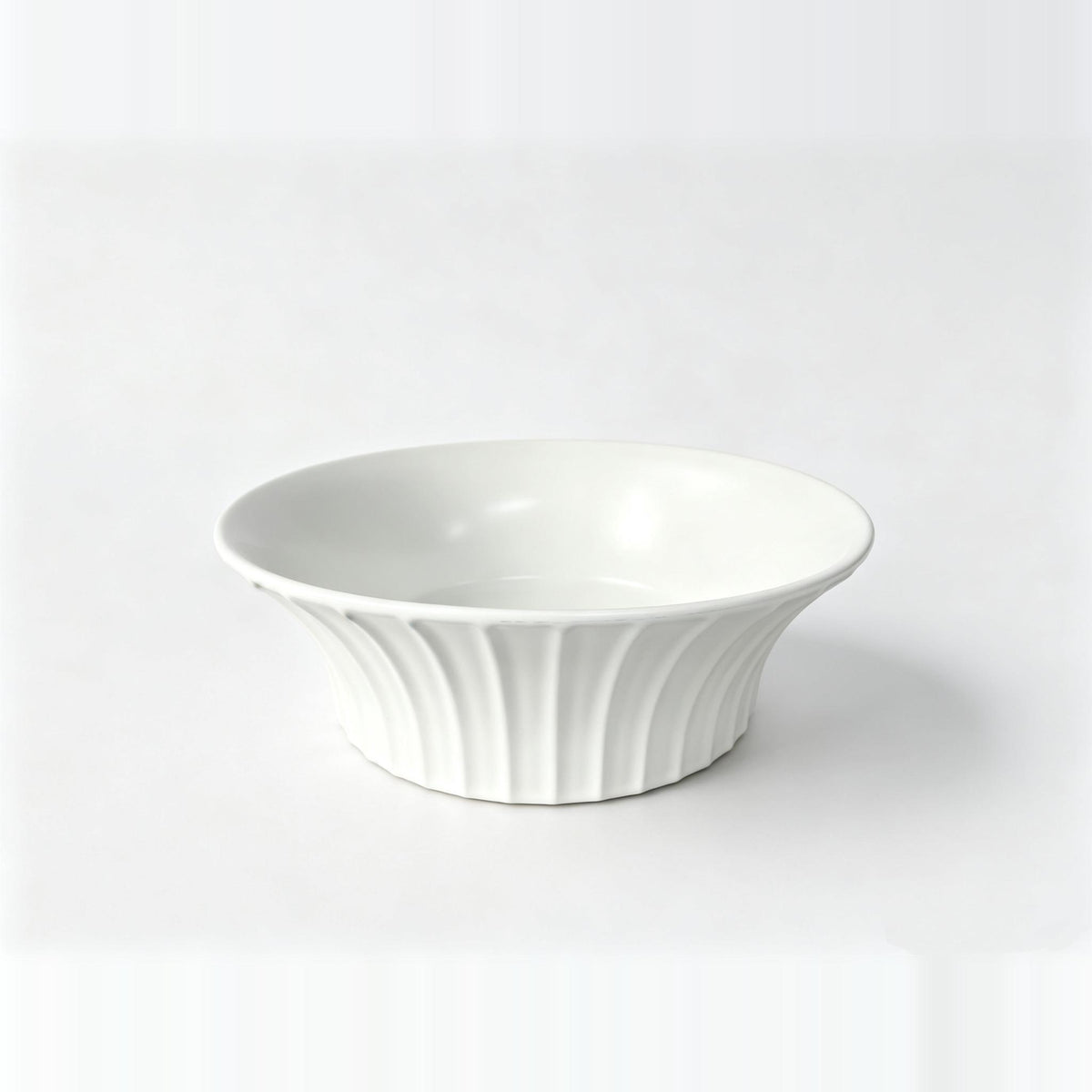 INFINITY CERAMIC BASIN ABOVE COUNTER ROUND MATTE WHITE 395MM