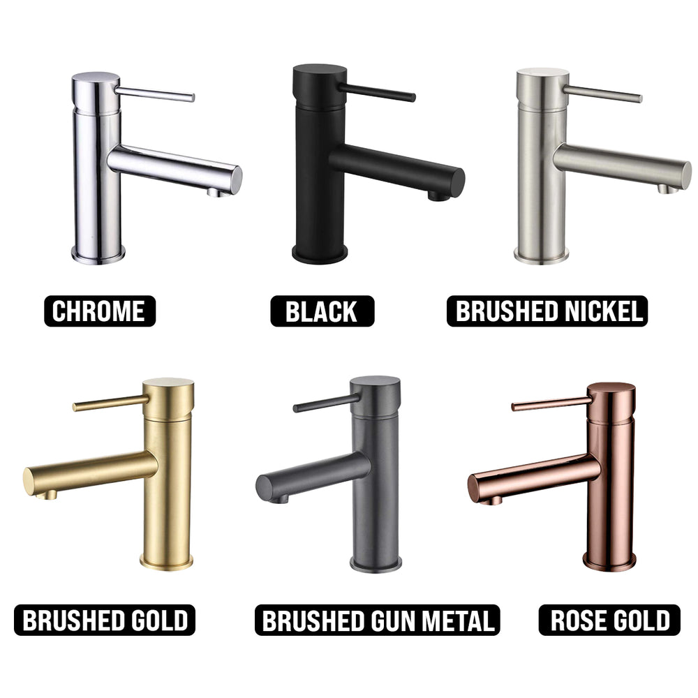 HELLYCAR IDEAL LEAD FREE BASIN MIXER 165MM BRUSHED GUN METAL