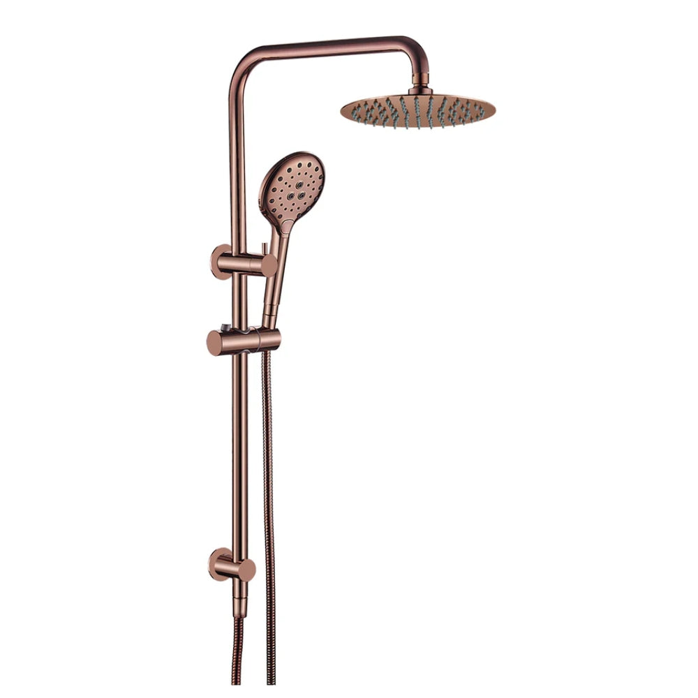 HELLYCAR IDEAL SHOWER SYSTEM WITH RAIL ROSE GOLD