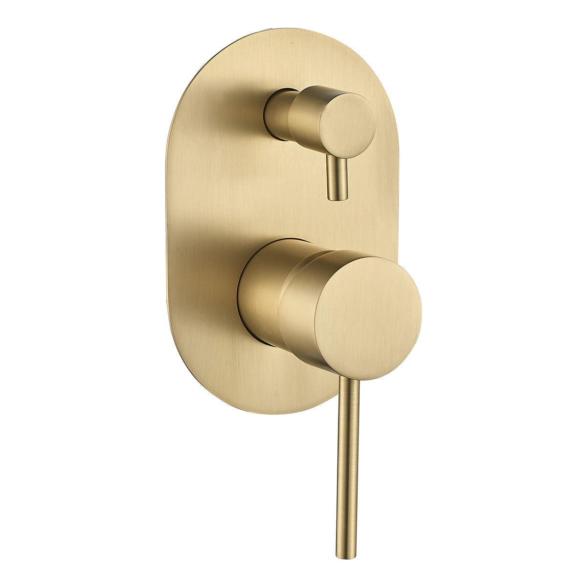 HELLYCAR IDEAL WALL MIXER WITH DIVERTER 150MM BRUSHED GOLD