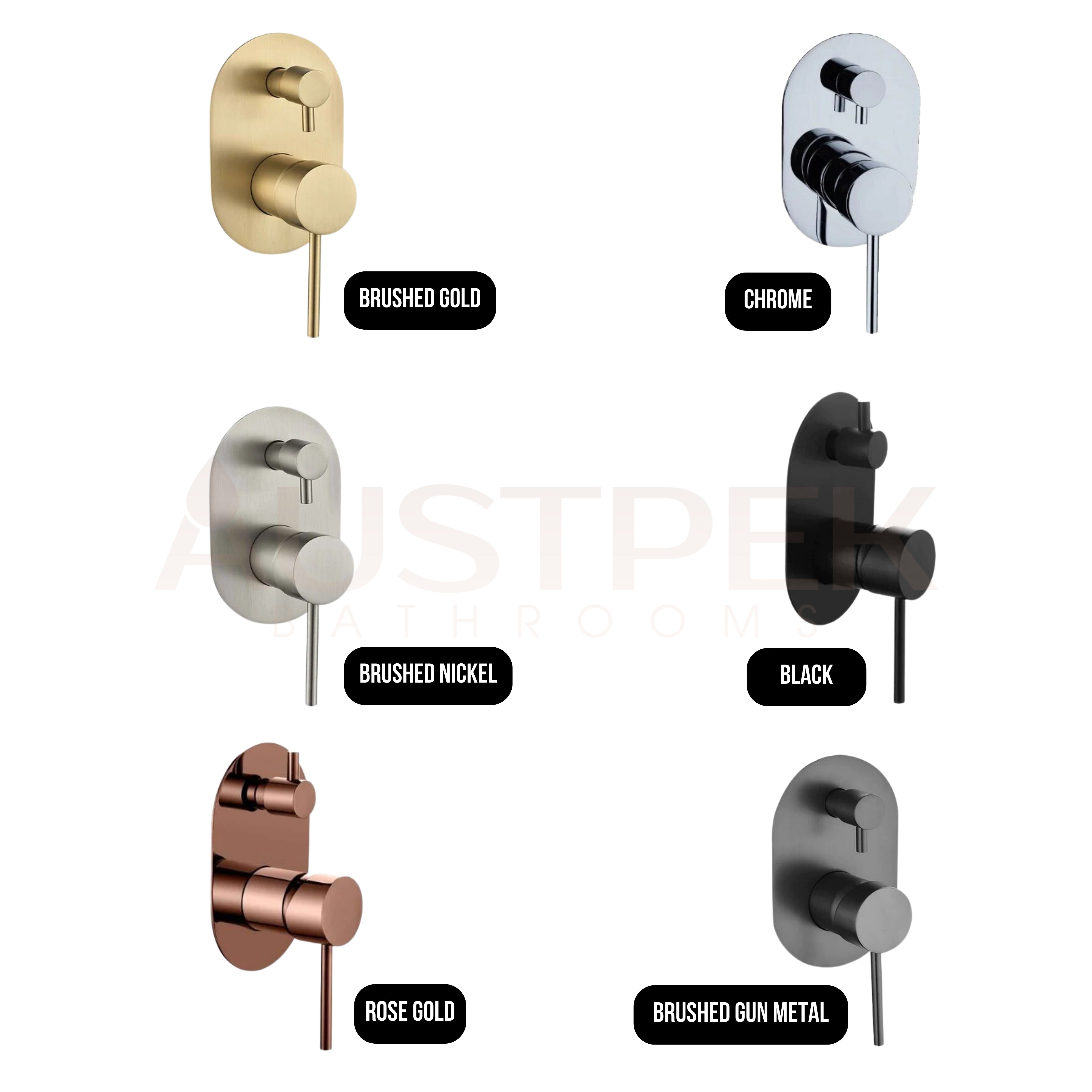 HELLYCAR IDEAL WALL MIXER WITH DIVERTER 150MM ROSE GOLD