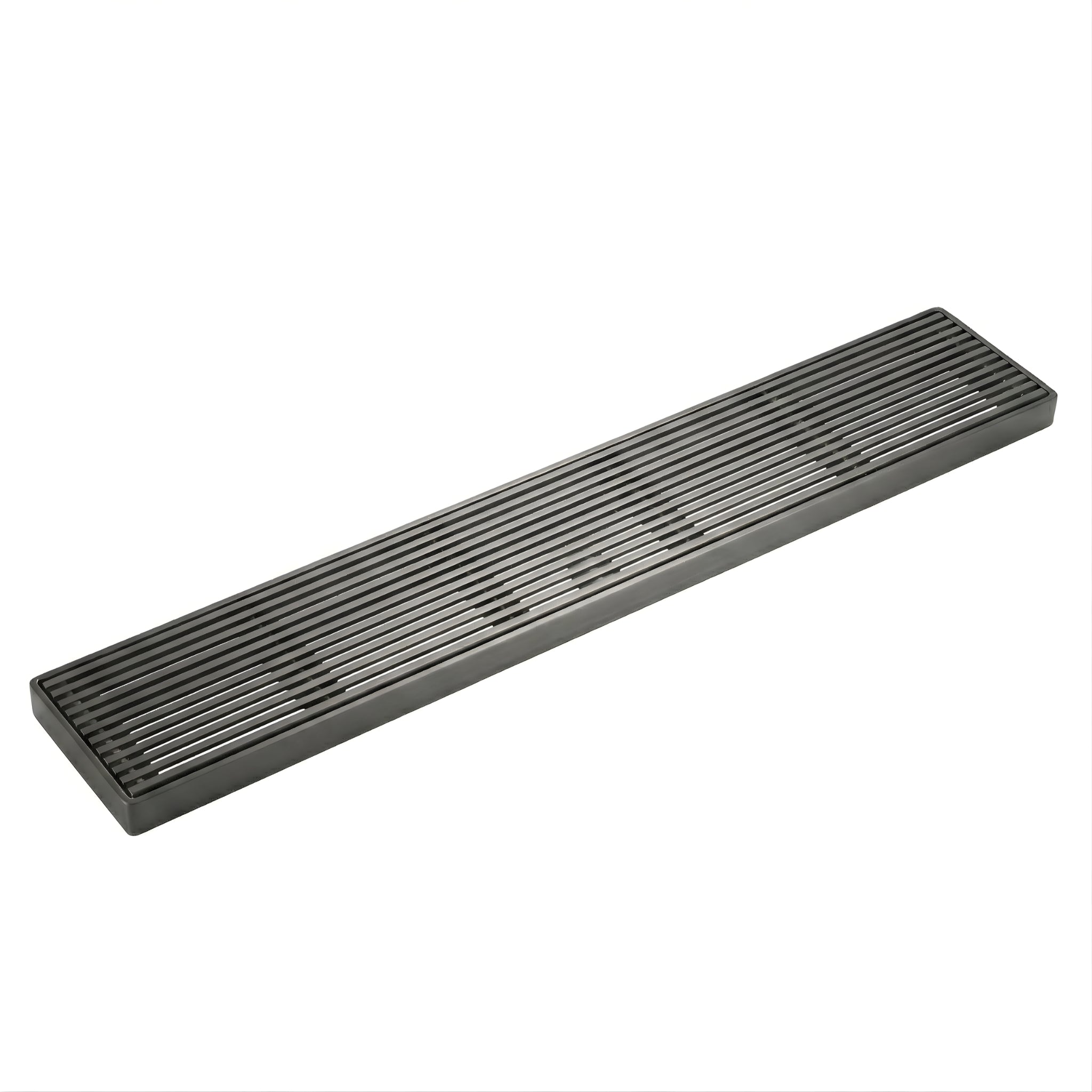 INFINITY GRILLS TILE INSERT FLOOR DRAIN GUN METAL (MULTIPLE SIZES AVAILABLE)
