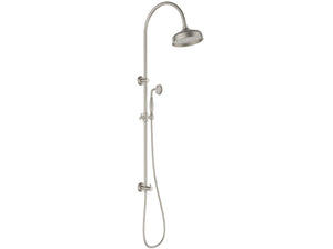 IKON CLASICO COMBINATION SHOWER SET 1311MM BRUSHED NICKEL