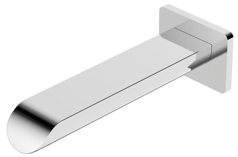 IKON KARA BATH SPOUT CURVED TIP CHROME