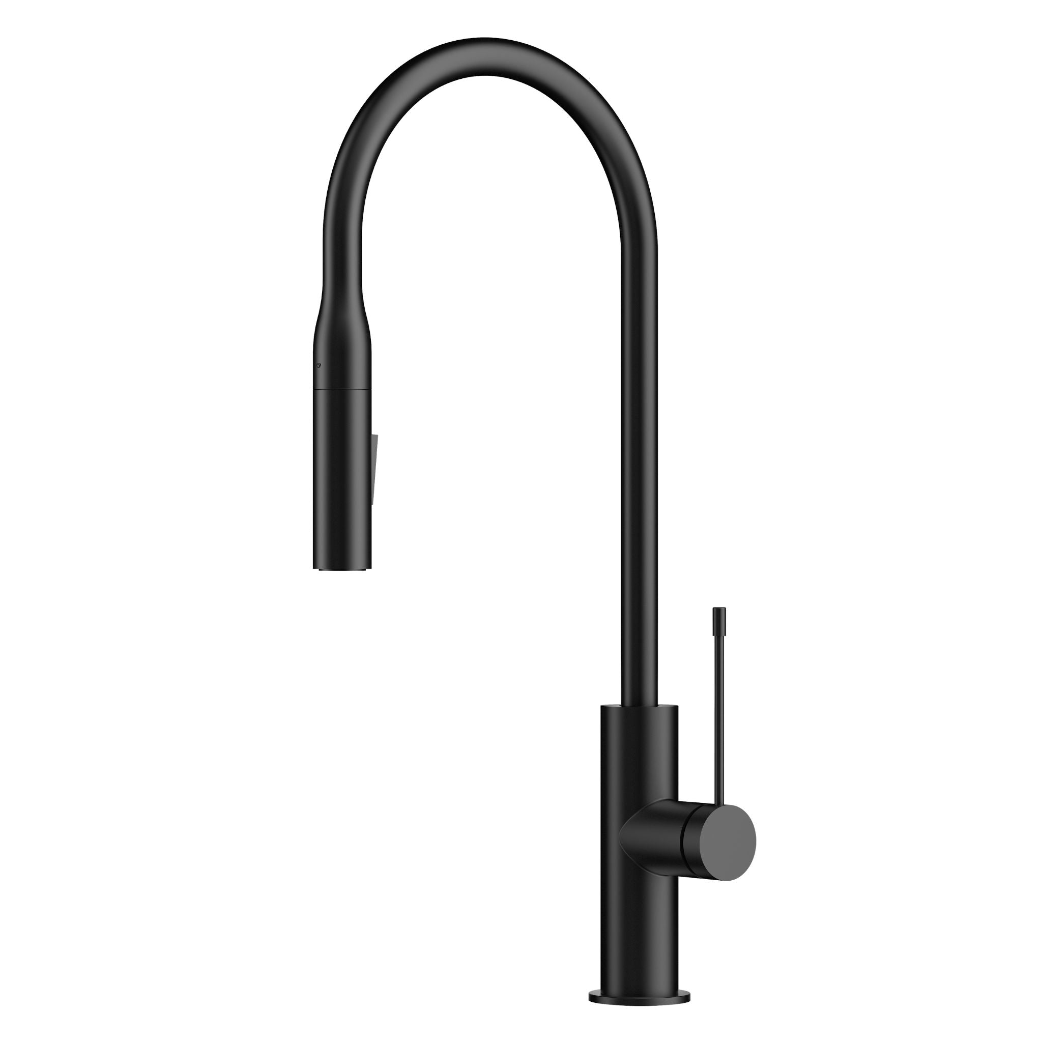 IKON AZIZ PULL-OUT SINK MIXER 510MM MATTE BLACK