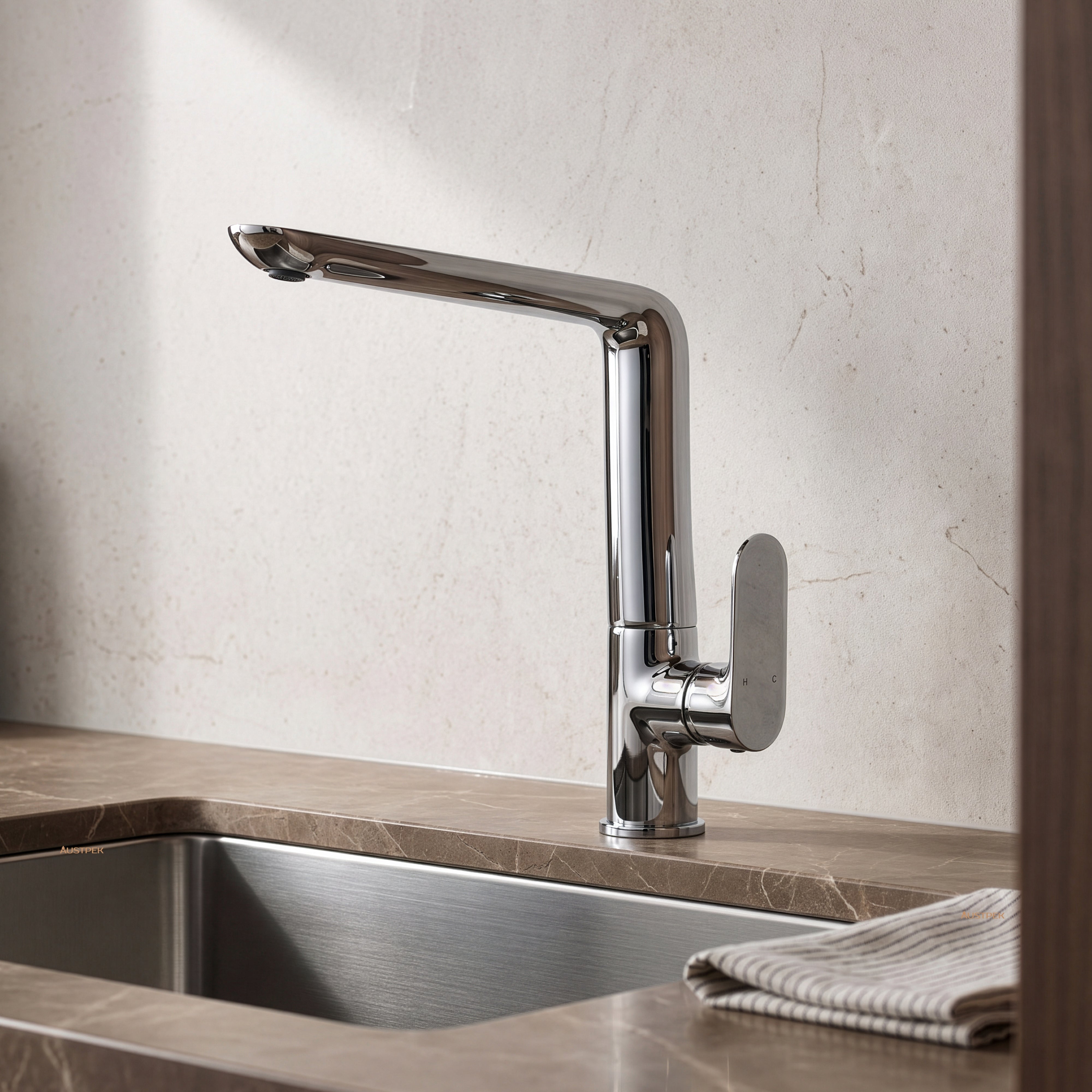 IKON BANDA SINK MIXER 314MM CHROME