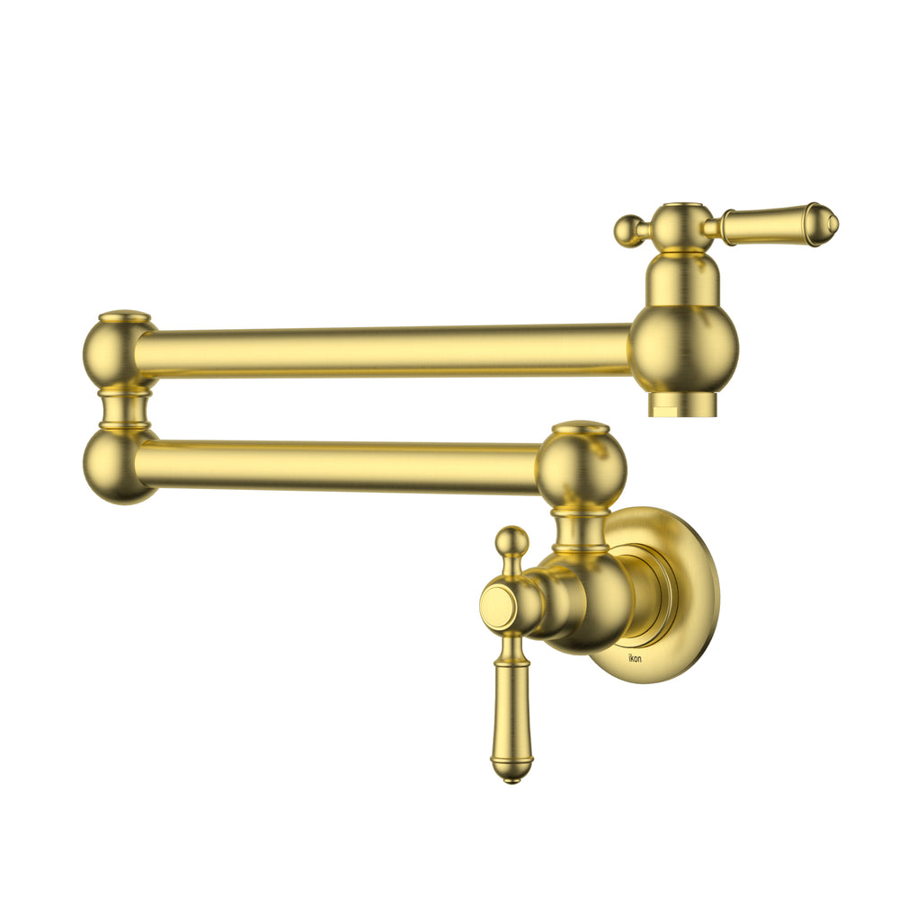 IKON CLASICO POT FILLER 263MM BRUSHED GOLD