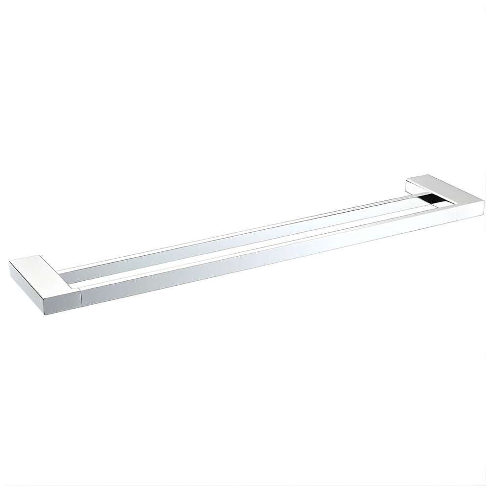 IKON EDEN DOUBLE TOWEL RAIL 600MM CHROME