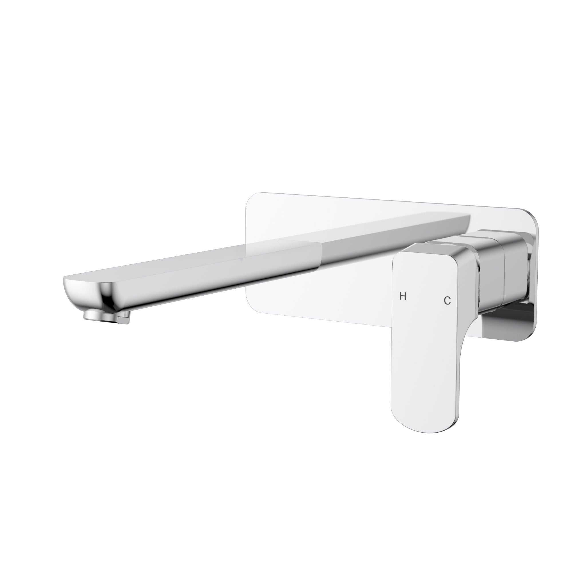 IKON EDEN WALL BASIN MIXER 200MM CHROME