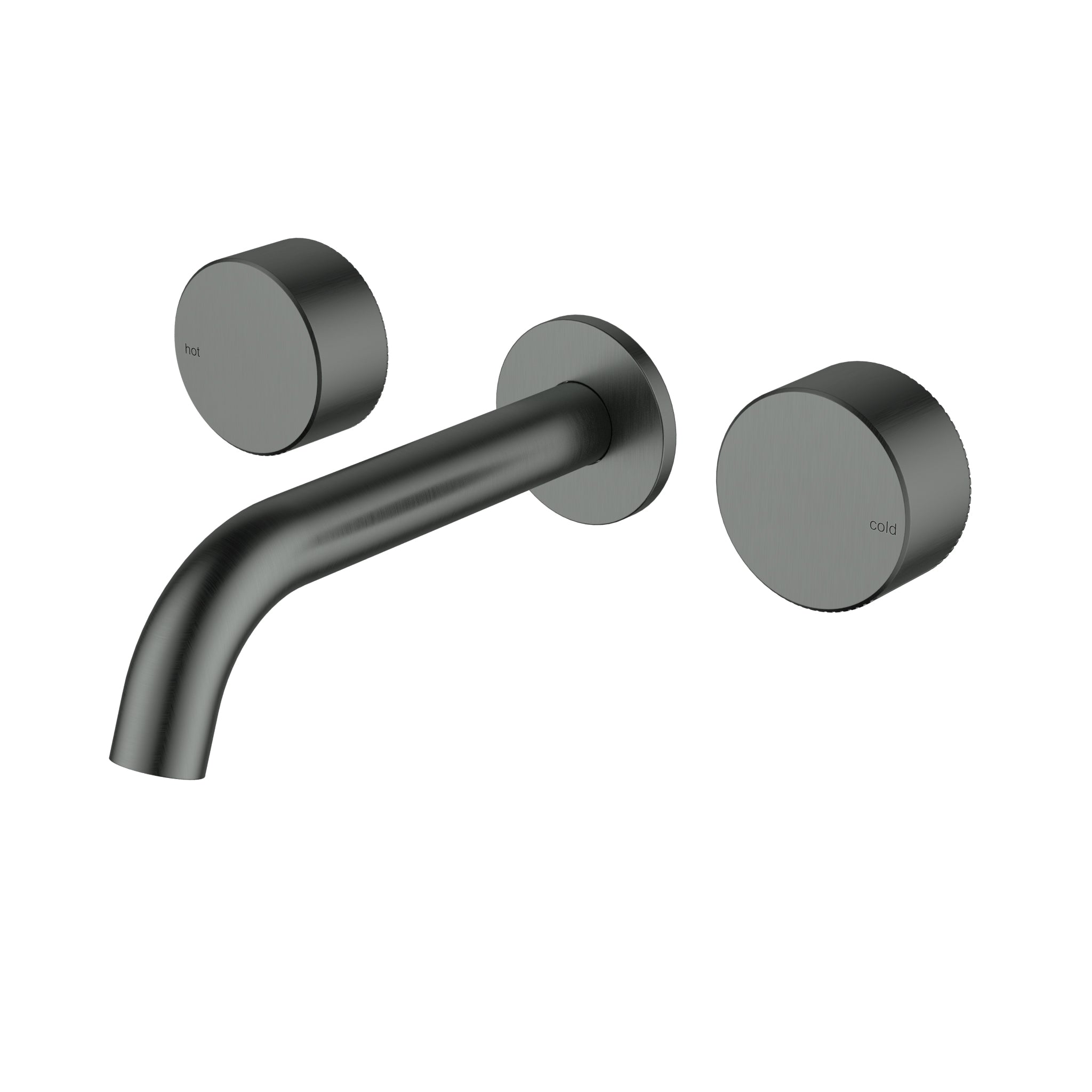 IKON HALI WALL BASIN SET 192MM GUN METAL