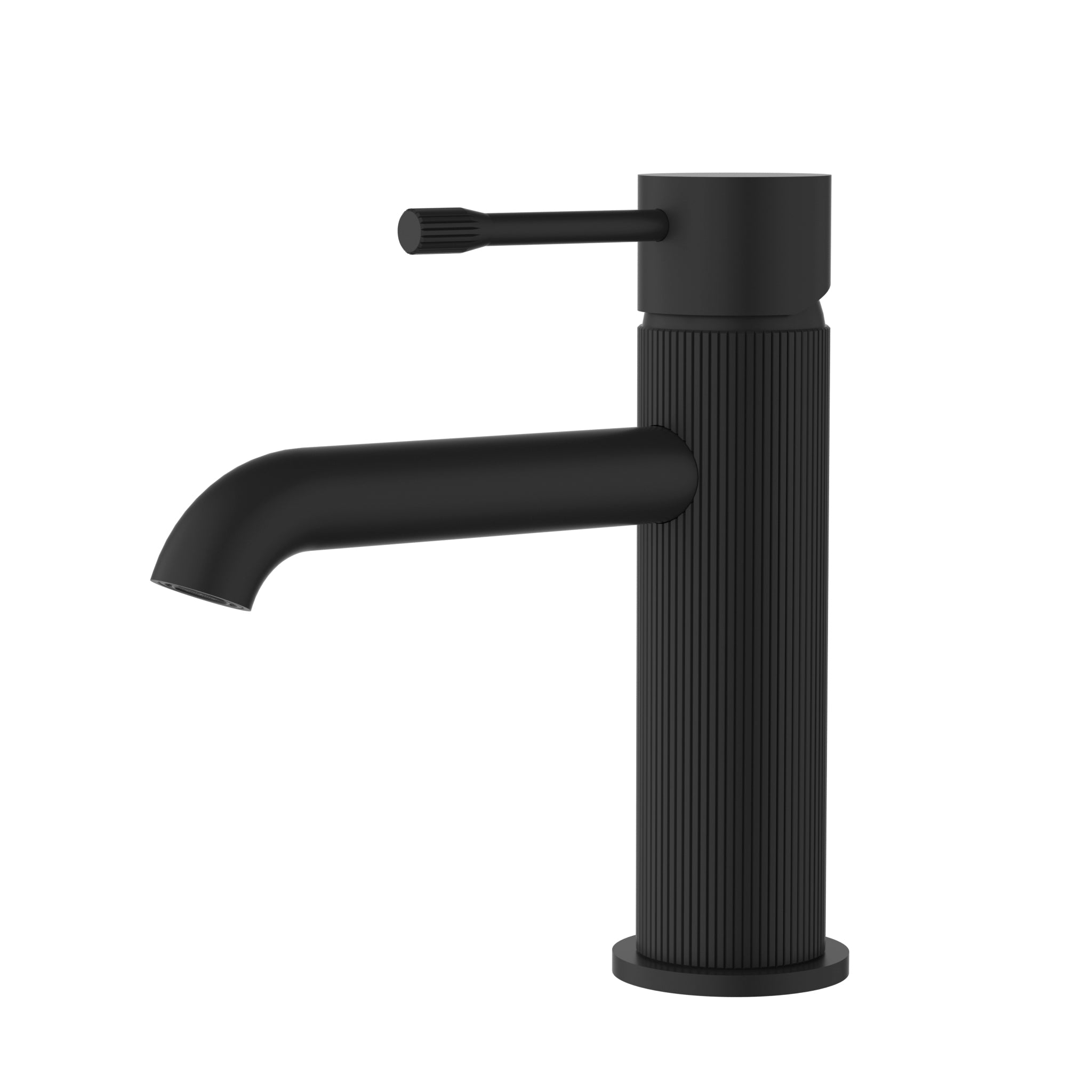 IKON LINIE LEAD FREE BASIN MIXER 168MM MATTE BLACK