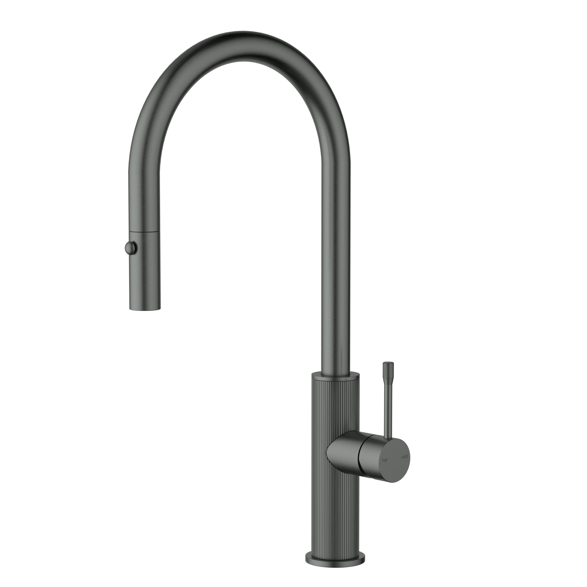 IKON LINIE LEAD FREE PULL OUT SINK MIXER 440MM GUN METAL