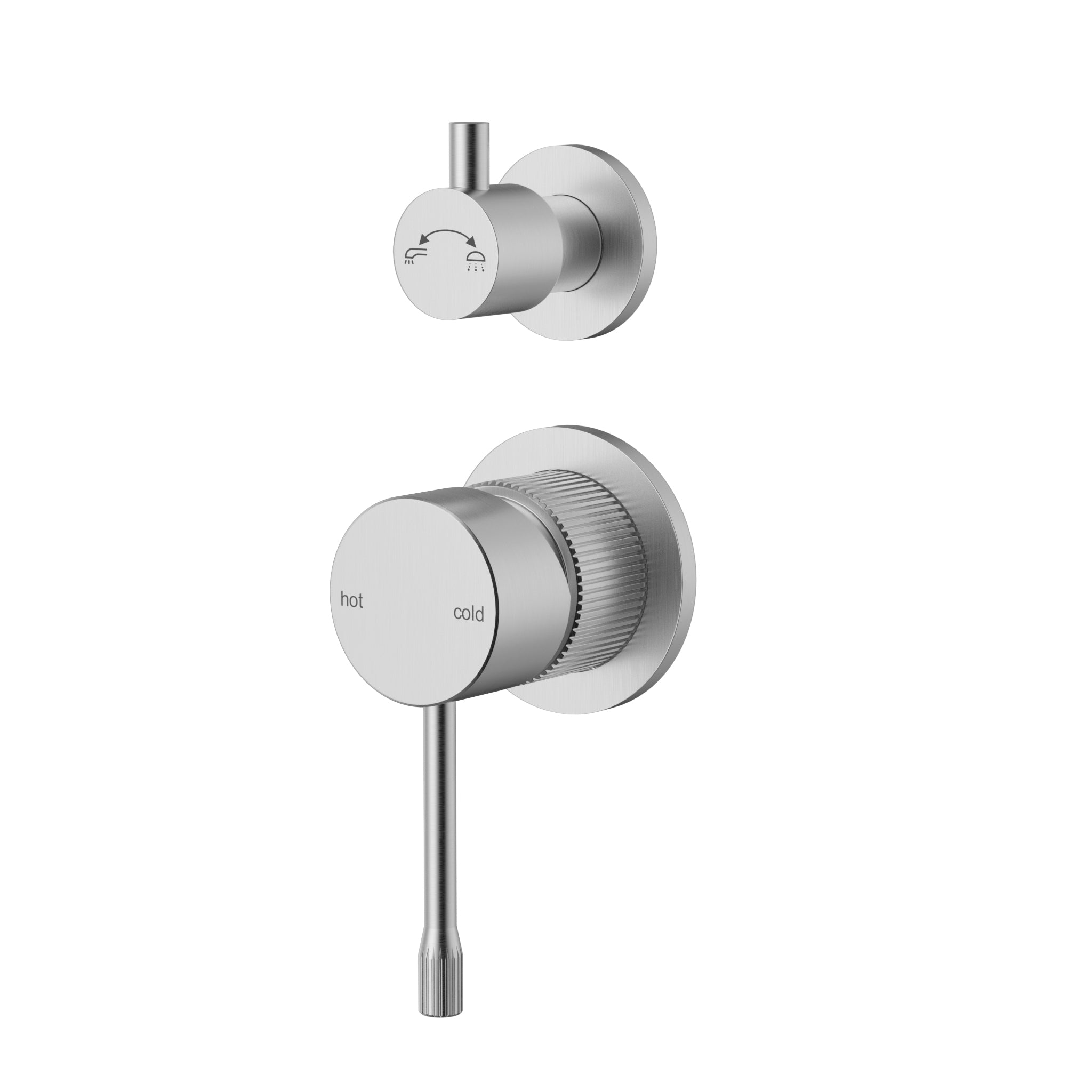 IKON LINIE LEAD FREE WALL DIVERTER MIXER TRIM KIT WITH BODY BRUSHED NICKEL