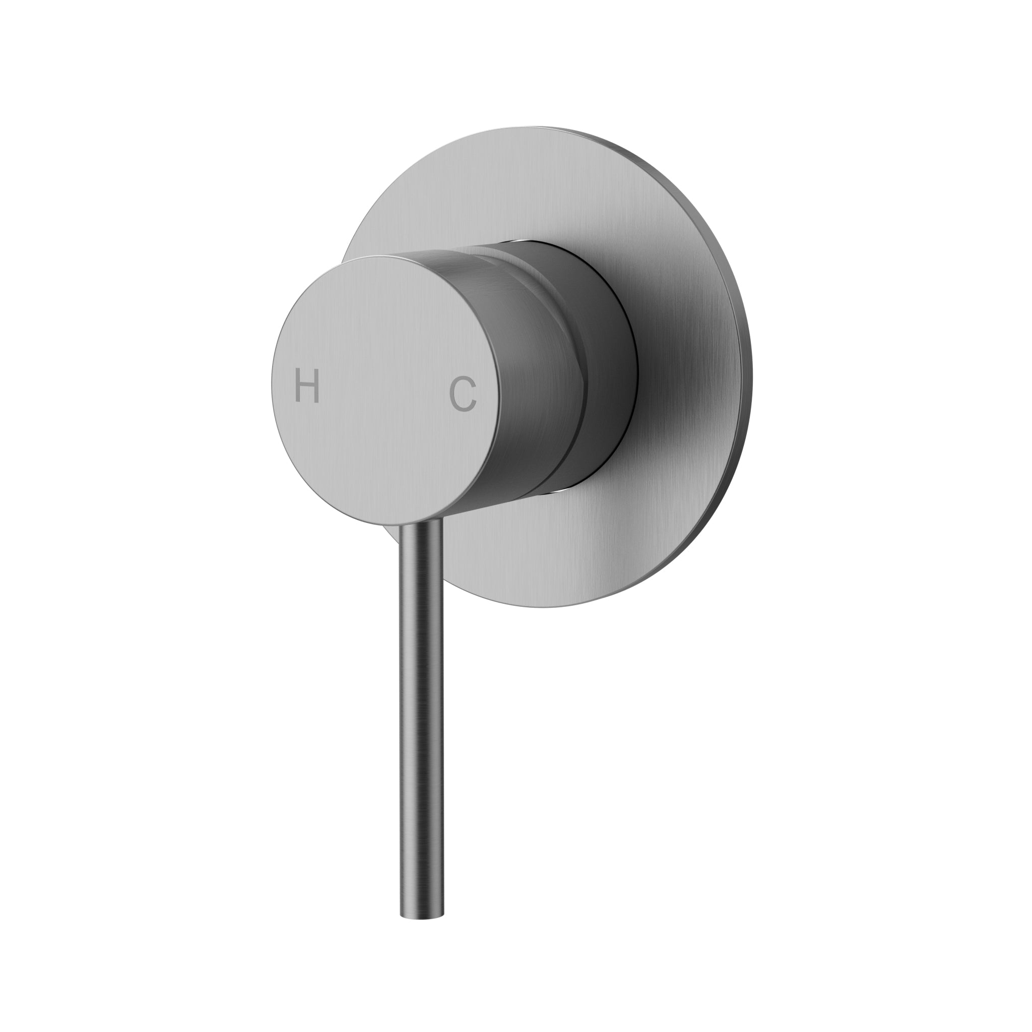 IKON OTUS SLIMLINE WALL MIXER TRIM KIT WITH BODY STAINLESS STEEL