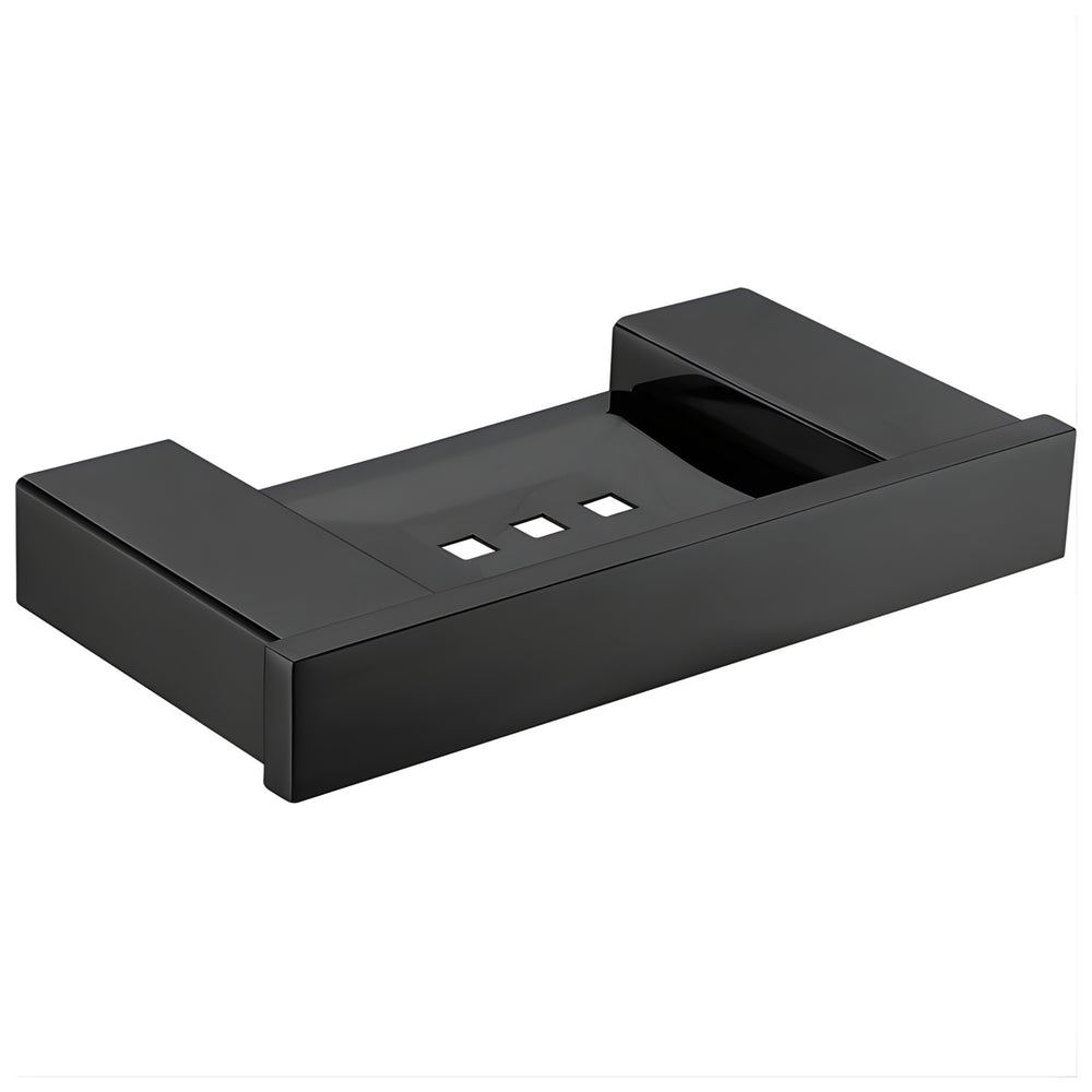 IKON ROSA SOAP DISH METAL 192MM MATTE BLACK