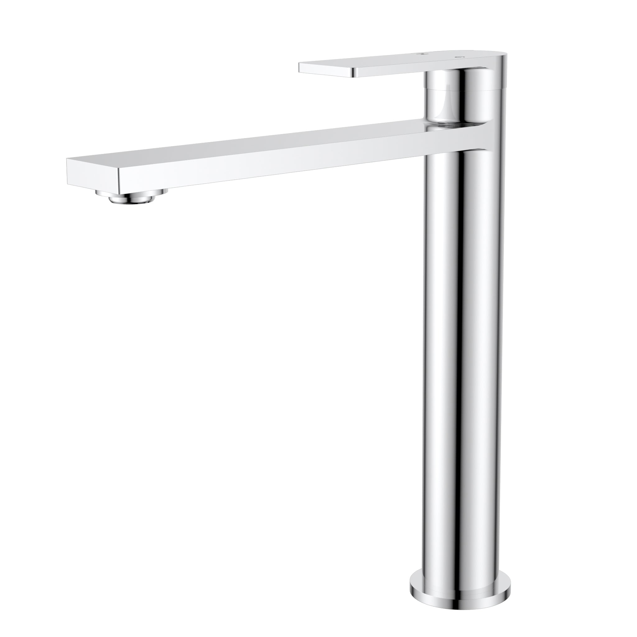 IKON RUKI LEAD FREE HIGH RISE BASIN MIXER 256MM CHROME