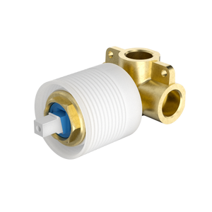 IKON SULU II WALL MIXER TRIM KIT WITH ROUGH IN BODY BRUSHED GOLD