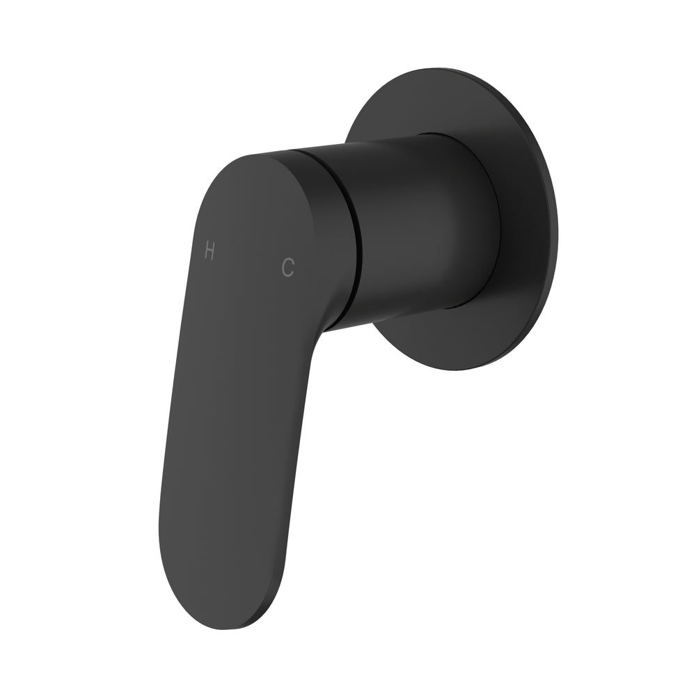 IKON SULU II WALL MIXER TRIM KIT WITH ROUGH IN BODY MATTE BLACK
