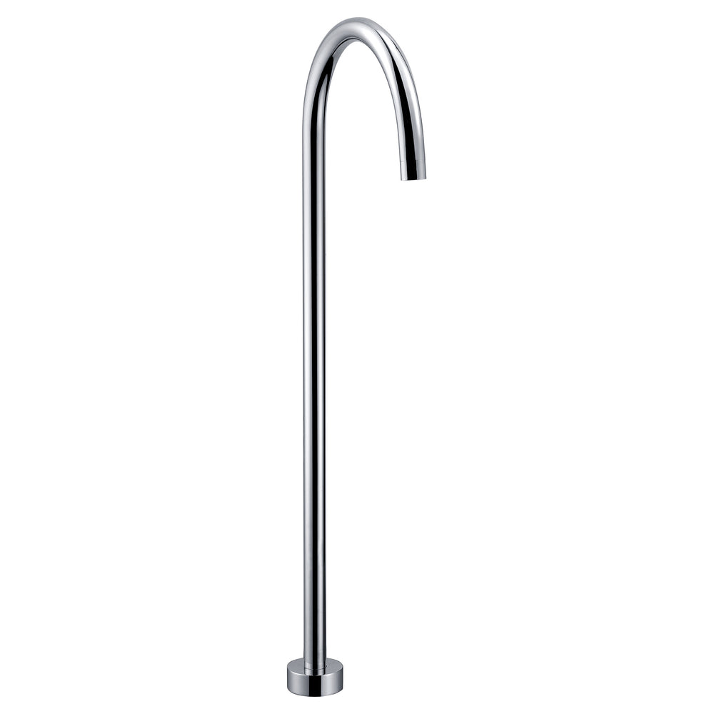IKON YALE FREESTANDING BATH SPOUT 700MM CHROME