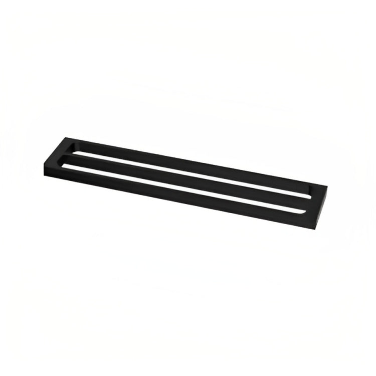 INSPIRE TARAN DOUBLE NON-HEATED TOWEL RAIL MATTE BLACK 600MM