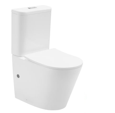 INSPIRE OASIS RIMLESS TOILET SUITE GLOSS WHITE
