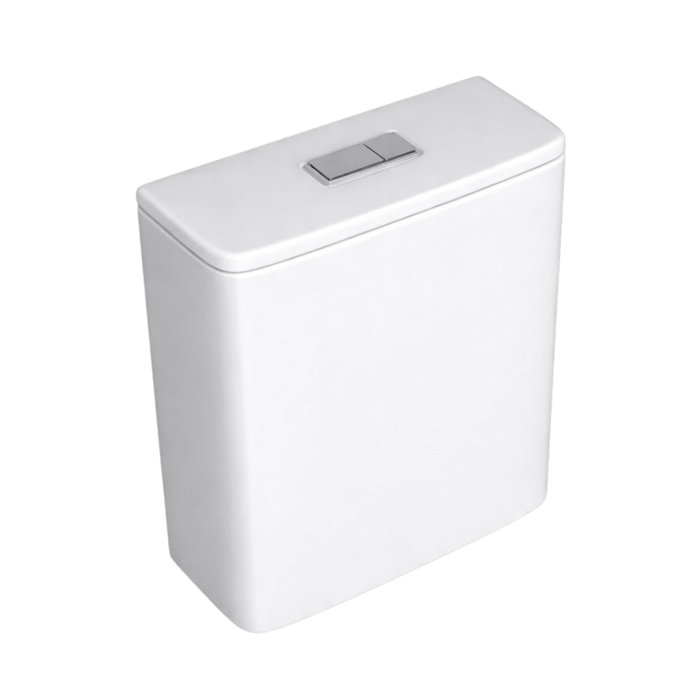 INSPIRE RADIANT RIMLESS BACK-TO-WALL TOILET SUITE AND SPA SMART BIDET SEAT WITH REMOTE CONTROL D-SHAPE GLOSS WHITE