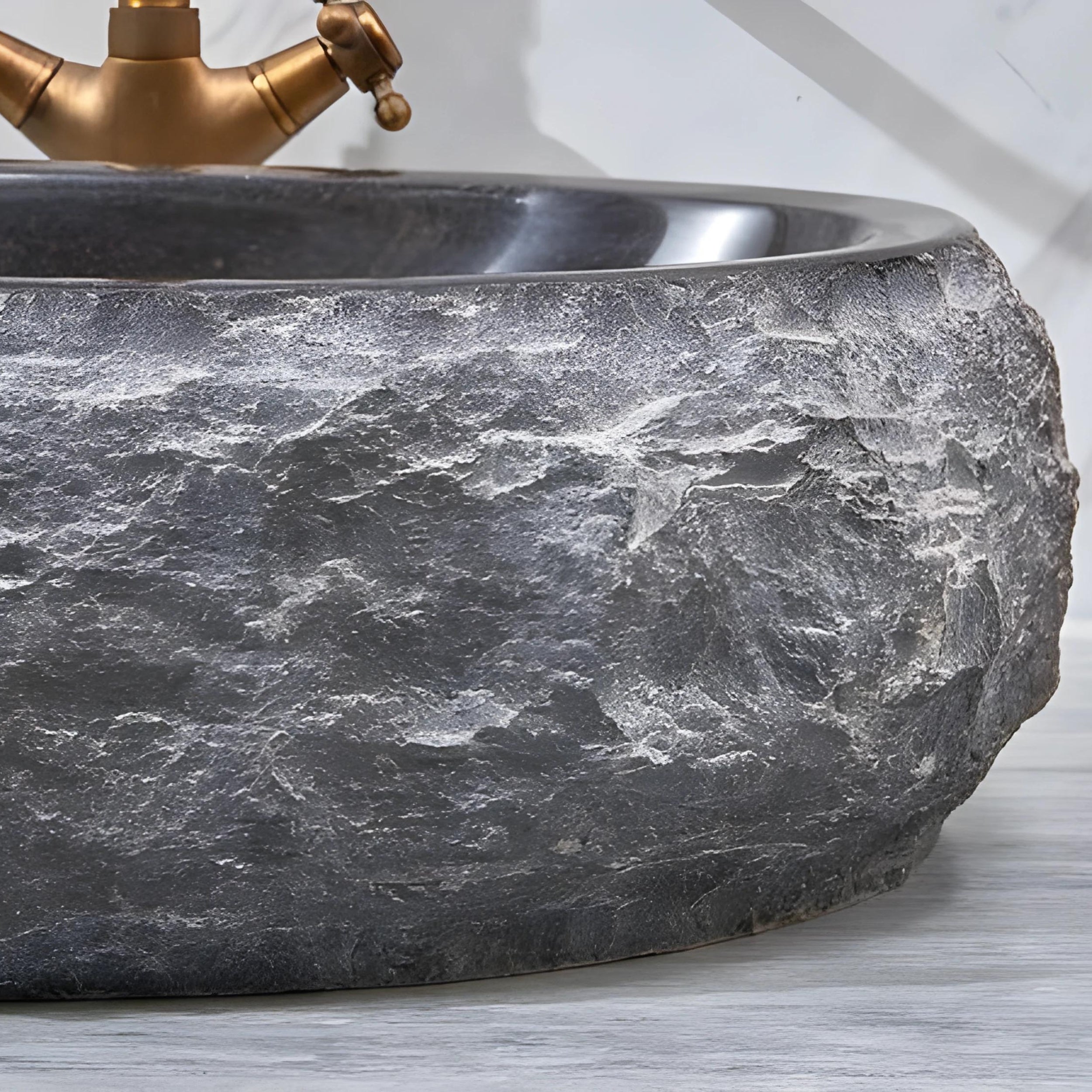 INFINITY ART BASIN NATURE STONE OVAL MARBLE 500MM