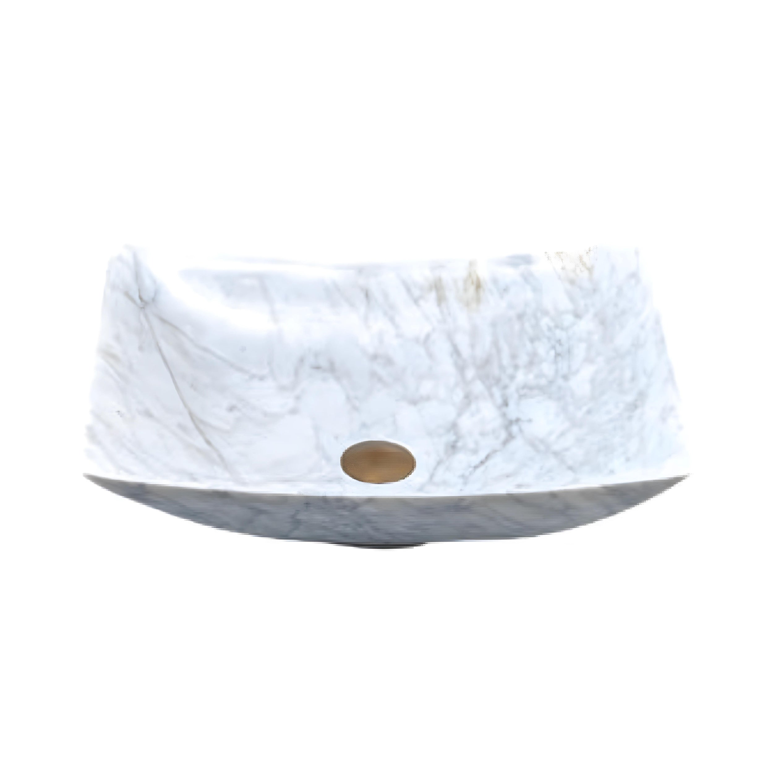 INFINITY ABOVE COUNTER NATURE STONE BASIN ROUND MARBLE 500MM
