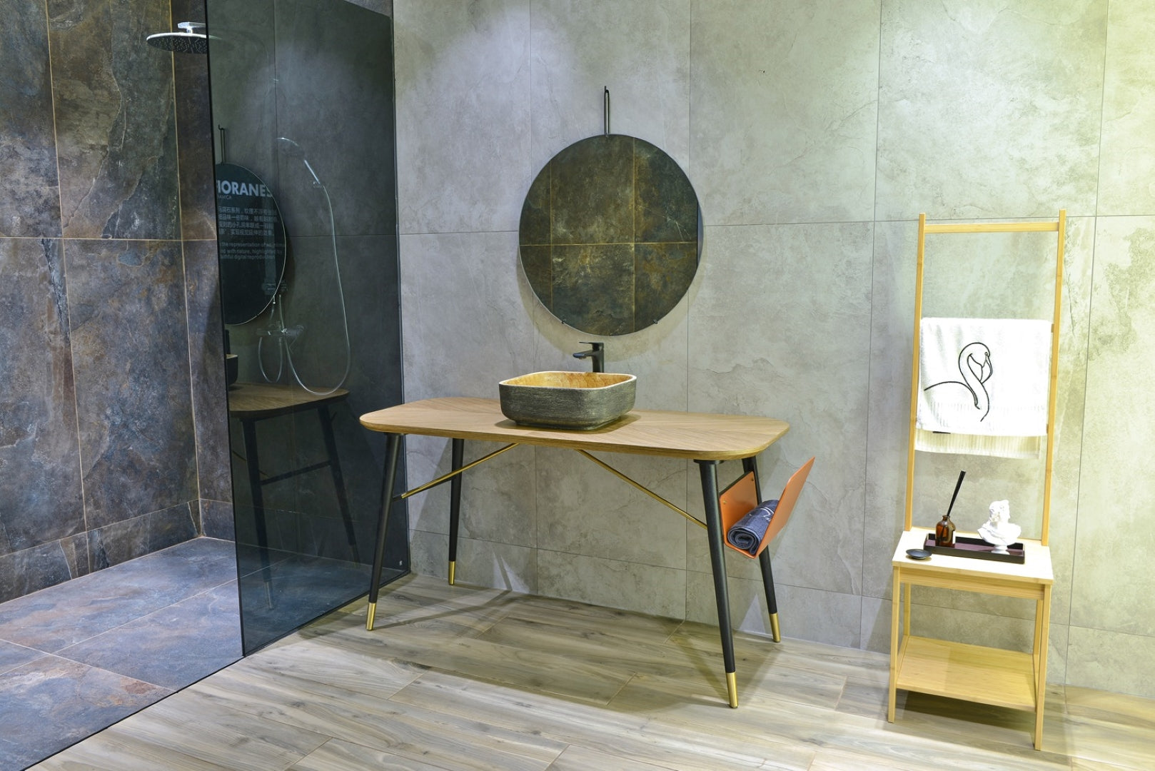 INFINITY ART BASIN PORCELAIN SQUARE 380MM