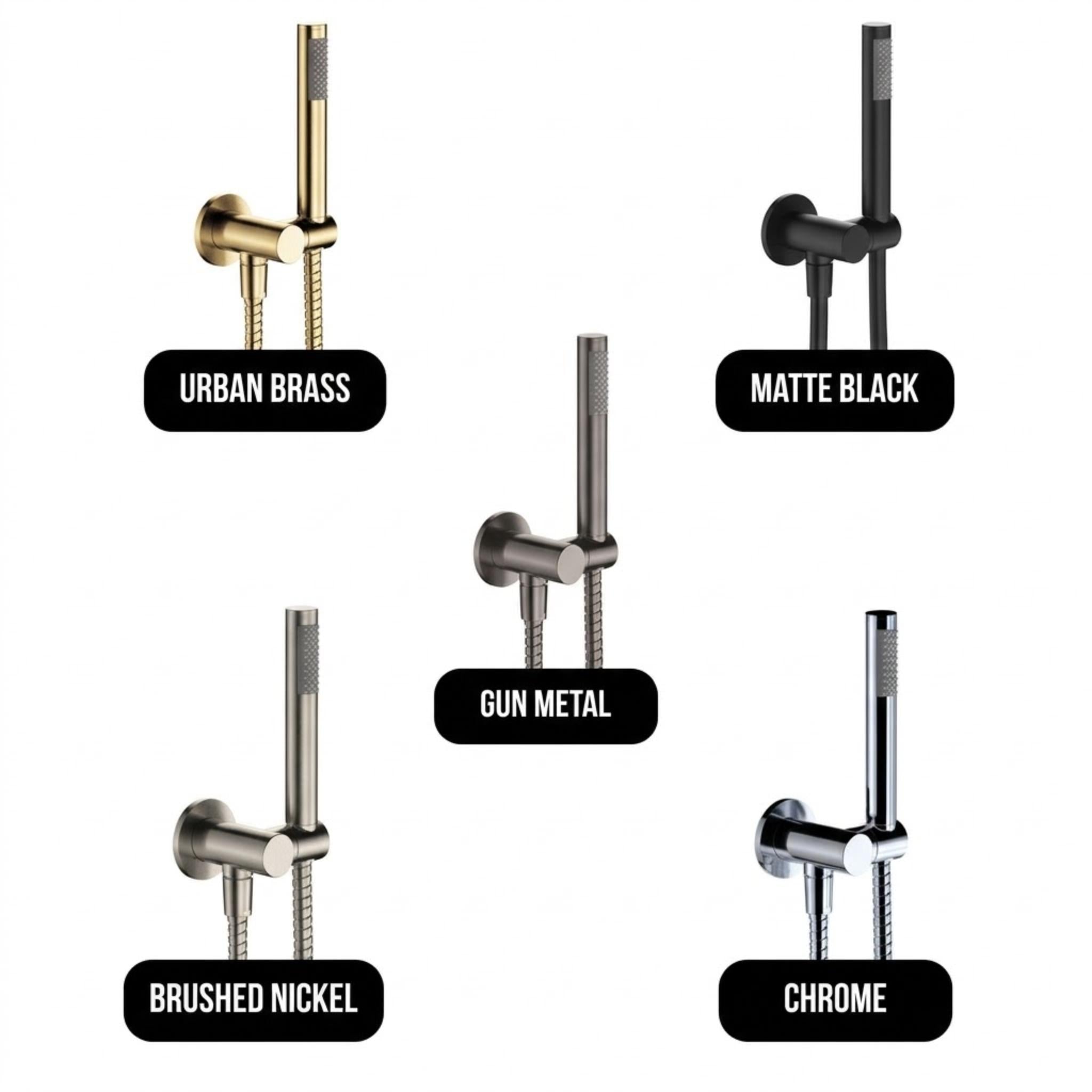 FIENZA ISABELLA ROUND PLATE HAND SHOWER URBAN BRASS