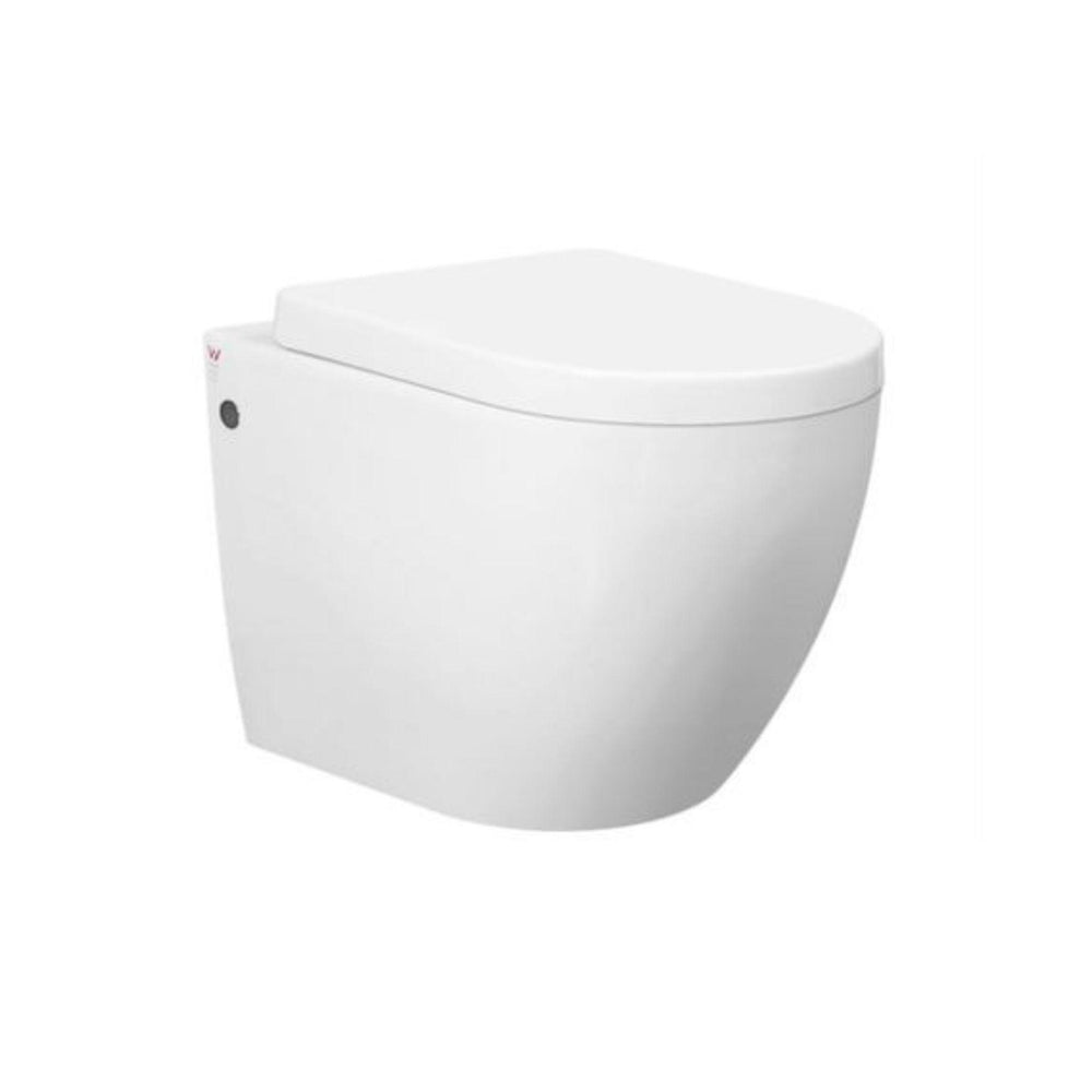 INSPIRE VOGHERA RIMLESS WALL HUNG TOILET PAN GLOSS WHITE