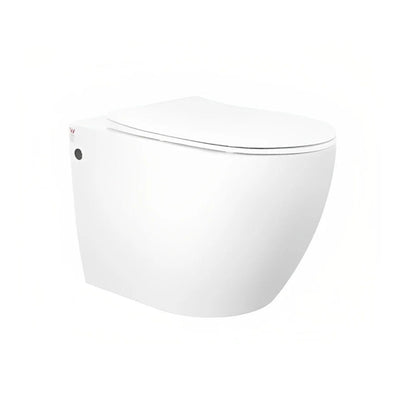 INSPIRE VOGHERA RIMLESS WALL HUNG TOILET PAN GLOSS WHITE
