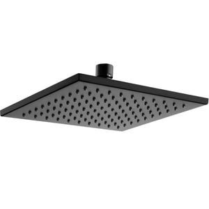 IKON EDEN SHOWER HEAD 200MM MATTE BLACK