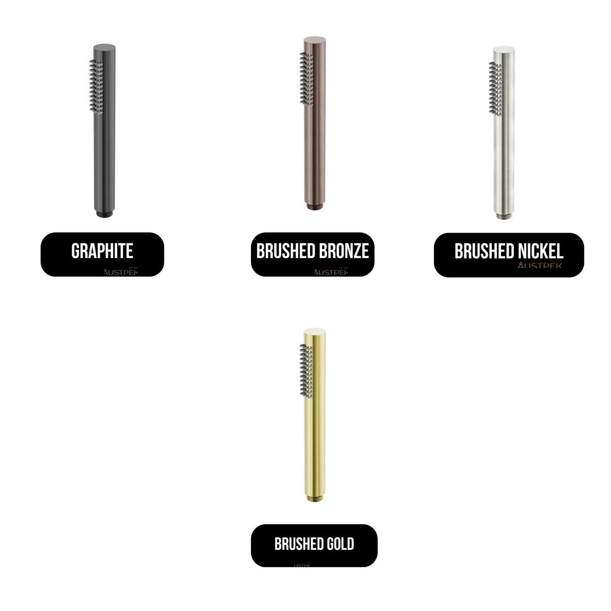 NERO ZEN SS316L HAND SHOWER 216MM GRAPHITE