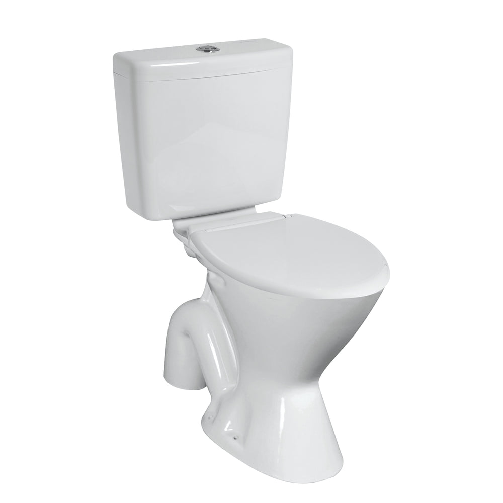 JOHNSON SUISSE WINDSOR CLOSE COUPLED PLASTIC LINK S TRAP TOILET SUITE WHITE