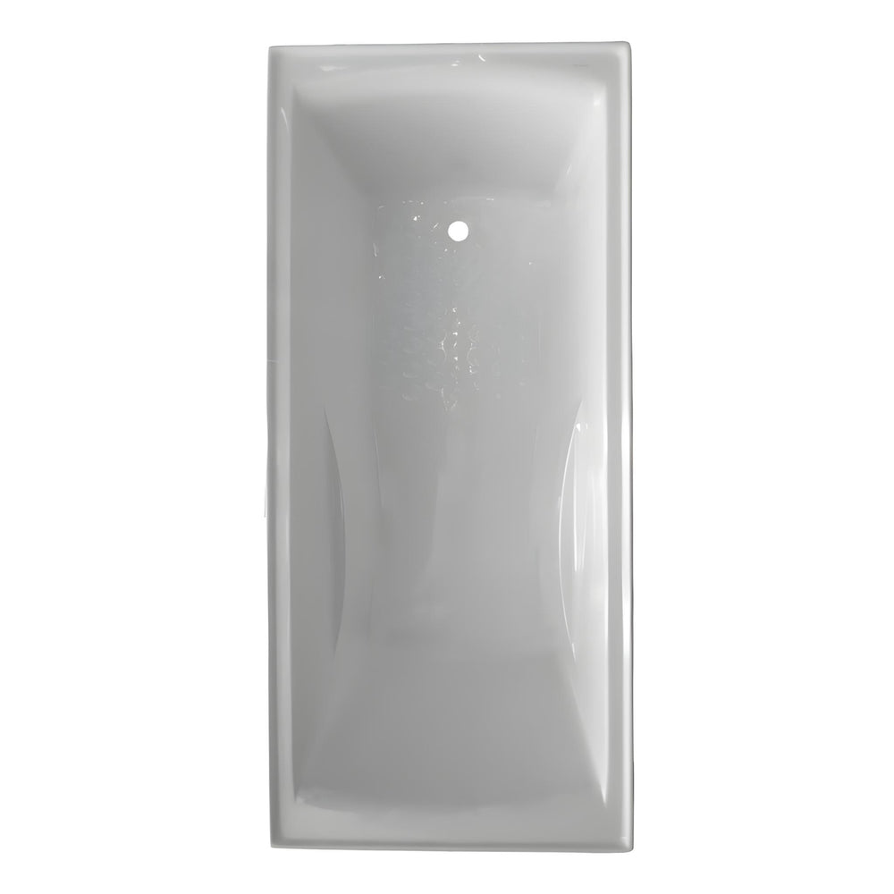 JOHNSON SUISSE SELECT MKII ACRYLIC BUILT IN BATH GLOSS WHITE (AVAILABLE IN 1500MM, 1600MM AND 1700MM)