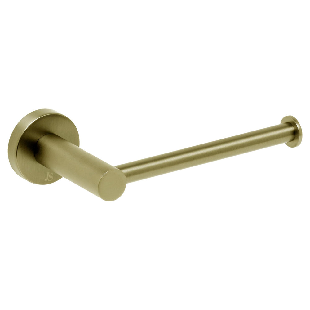 JOHNSON SUISSE VENEZIA TOILET ROLL HOLDER 160MM BRUSHED BRASS